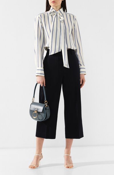 Сумка tess small CHLOÉ голубого цвета по цене 192500 руб., арт. CHC18WS153A37, фото 2 Сумка tess small CHLOÉ, арт. CHC18WS153A37, фото 2