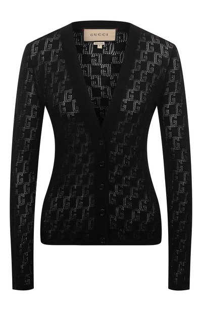 Женский кардиган из шелка и хлопка GUCCI, арт. 742971/XKC77