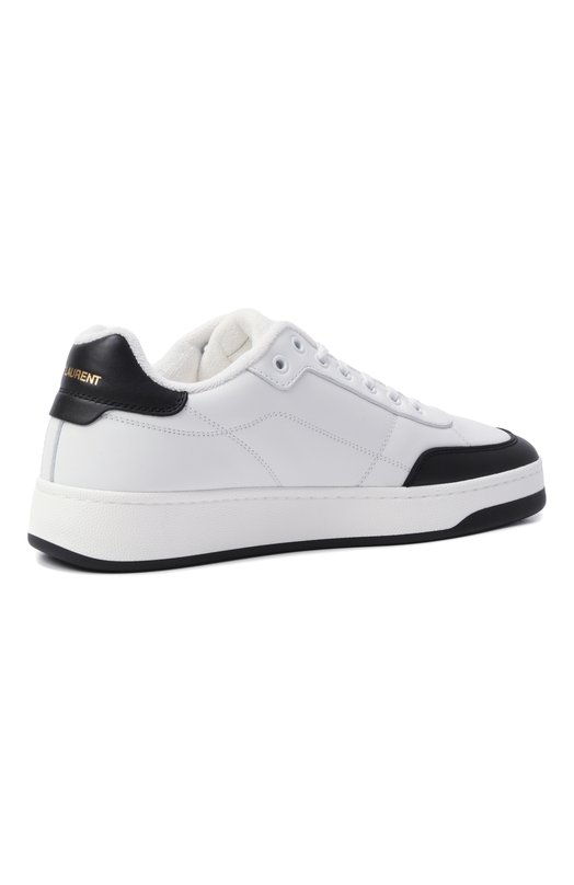 Кожаные кеды SL/61 Saint Laurent 845537/00NI0 Белый  845537/00NI0 Фото 5