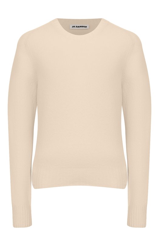 Шерстяной свитер Jil Sander J01GP0103/J14603 Кремовый J01GP0103/J14603