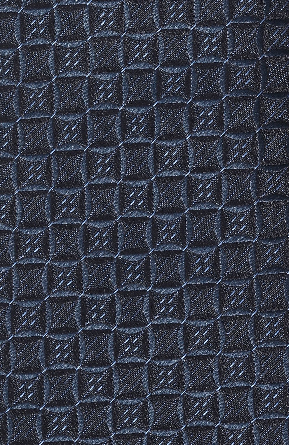 Шелковый галстук CANALI темно-синего цвета по цене 19250 руб., арт. 18/HJ03878, фото 4 Шелковый галстук CANALI, арт. 18/HJ03878, фото 4