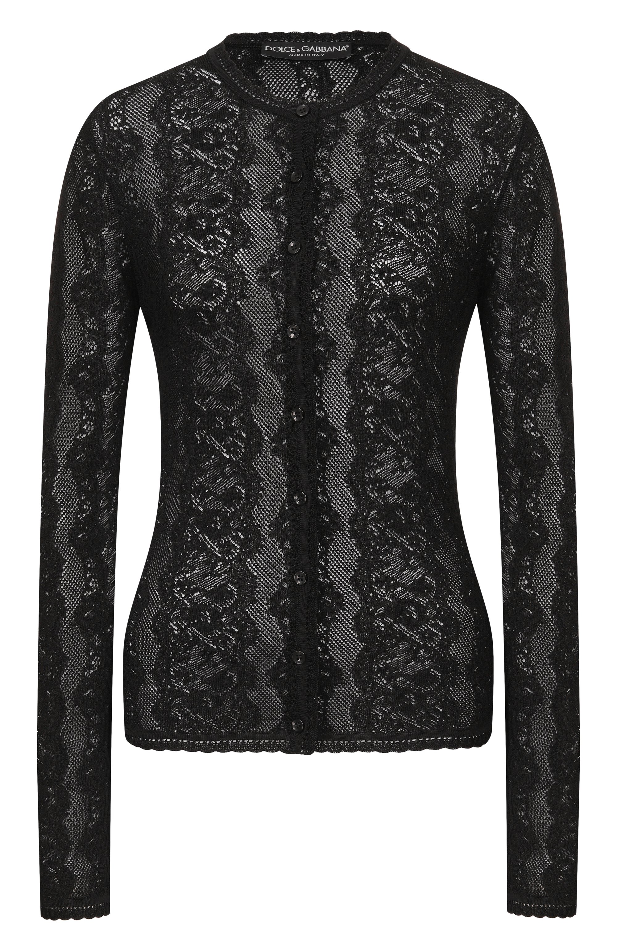 Кардиган из шелка и вискозы DOLCE & GABBANA, арт. FXVD1T/JBS0A, фото 1