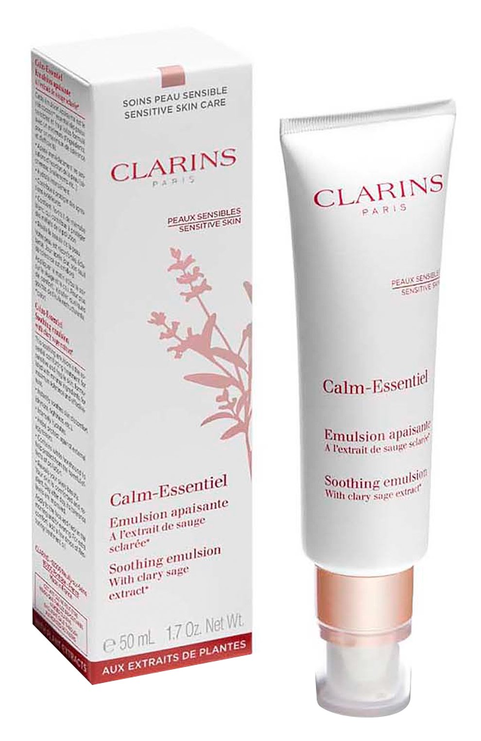 Увлажняющая эмульсия для чувствительной кожи calm-essentiel (50ml) CLARINS, арт. 80073156, фото 2