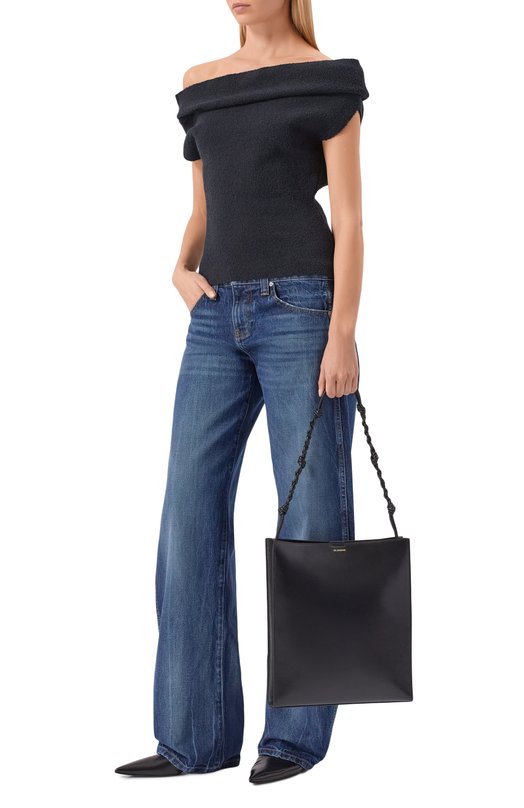 Сумка Tangle small Jil Sander J08ZH0083/P4841 Чёрный  J08ZH0083/P4841 Фото 7