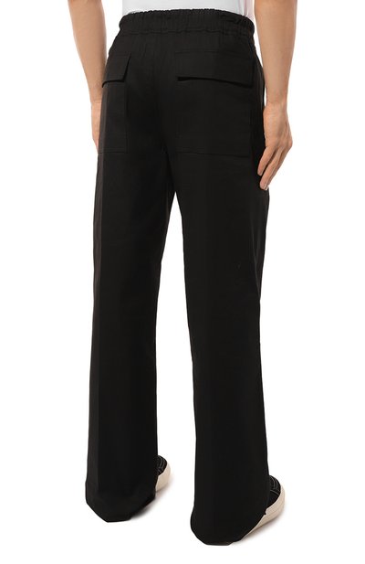 Хлопковые брюки RICK OWENS, арт. RU02D6378/TE, фото 4