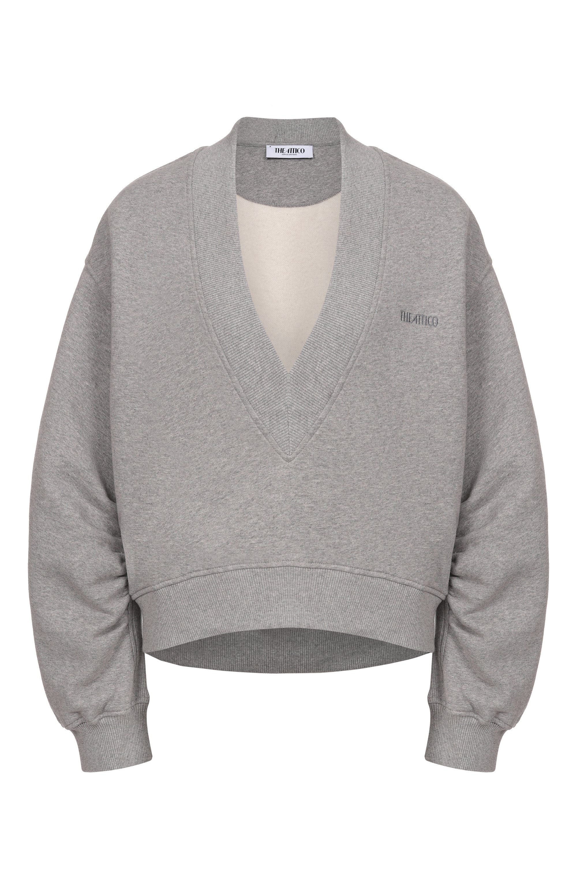 Хлопковый свитшот THE ATTICO, арт. 260WCF00010/JJF003AA, фото 1