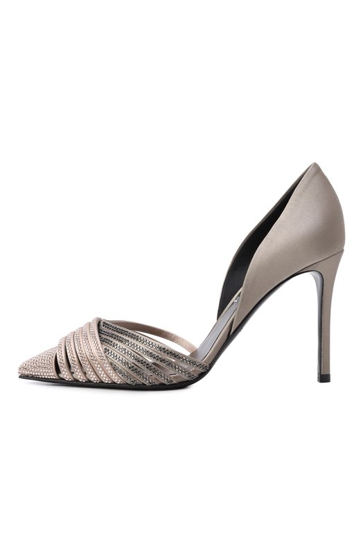 Текстильные туфли Giorgio Armani GW001674/AF20743 Серый  GW001674/AF20743 Фото 4