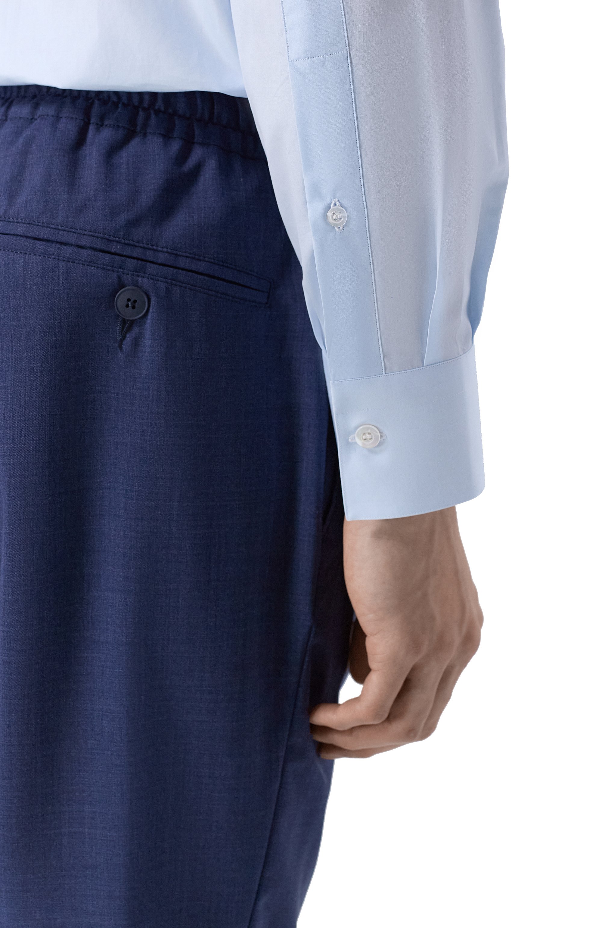 Хлопковая сорочка MVST, арт. M0RBIDA/ALBERT0/SQUARED/F339463-KING S0YELLA 240/G, фото 5