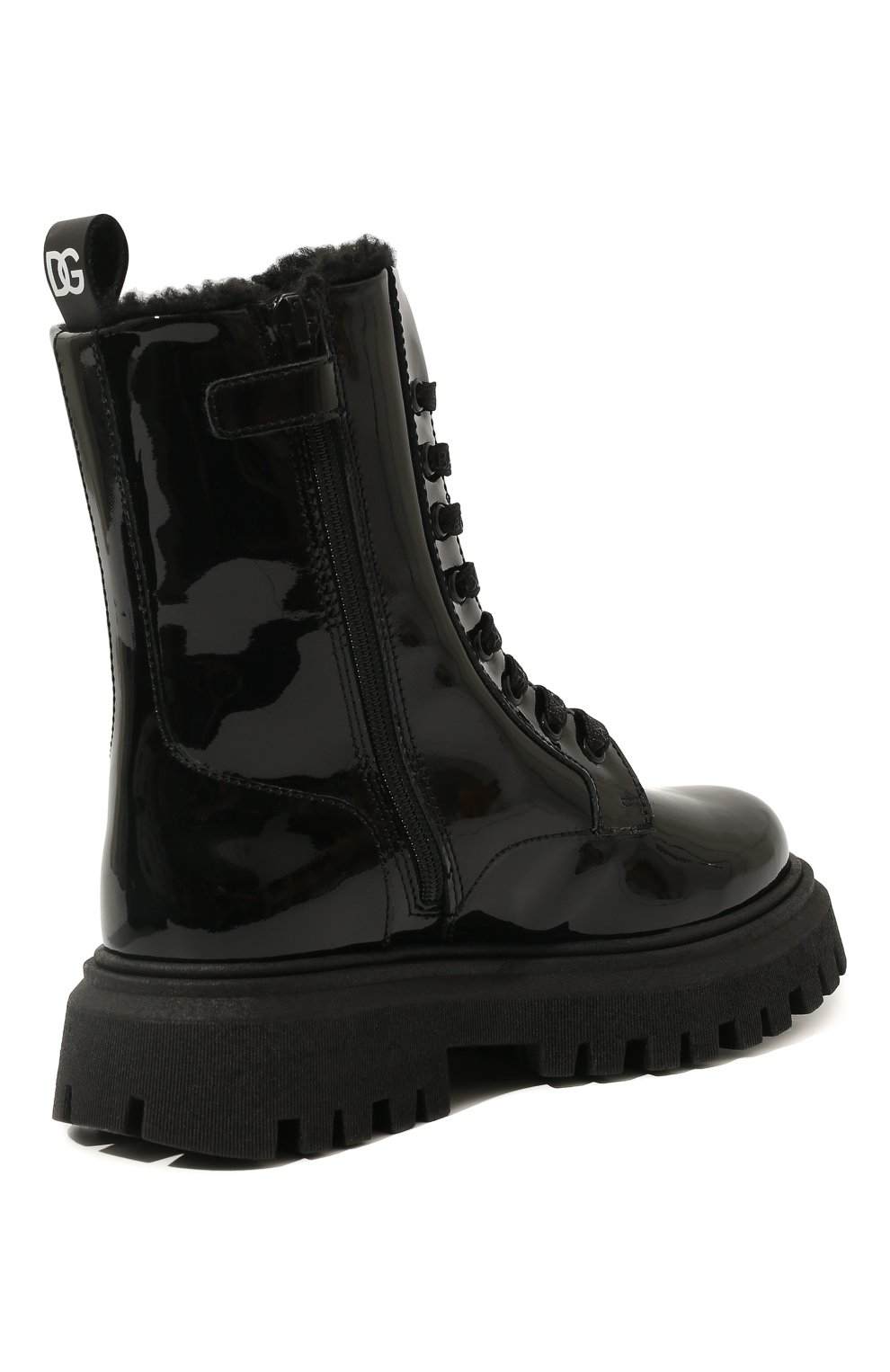 Кожаные ботинки DOLCE & GABBANA, арт. D11109/A3B70/29-36, фото 3