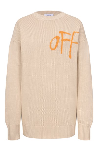 Женский хлопковый свитер OFF-WHITE, арт. 0WHE100S26KNI001