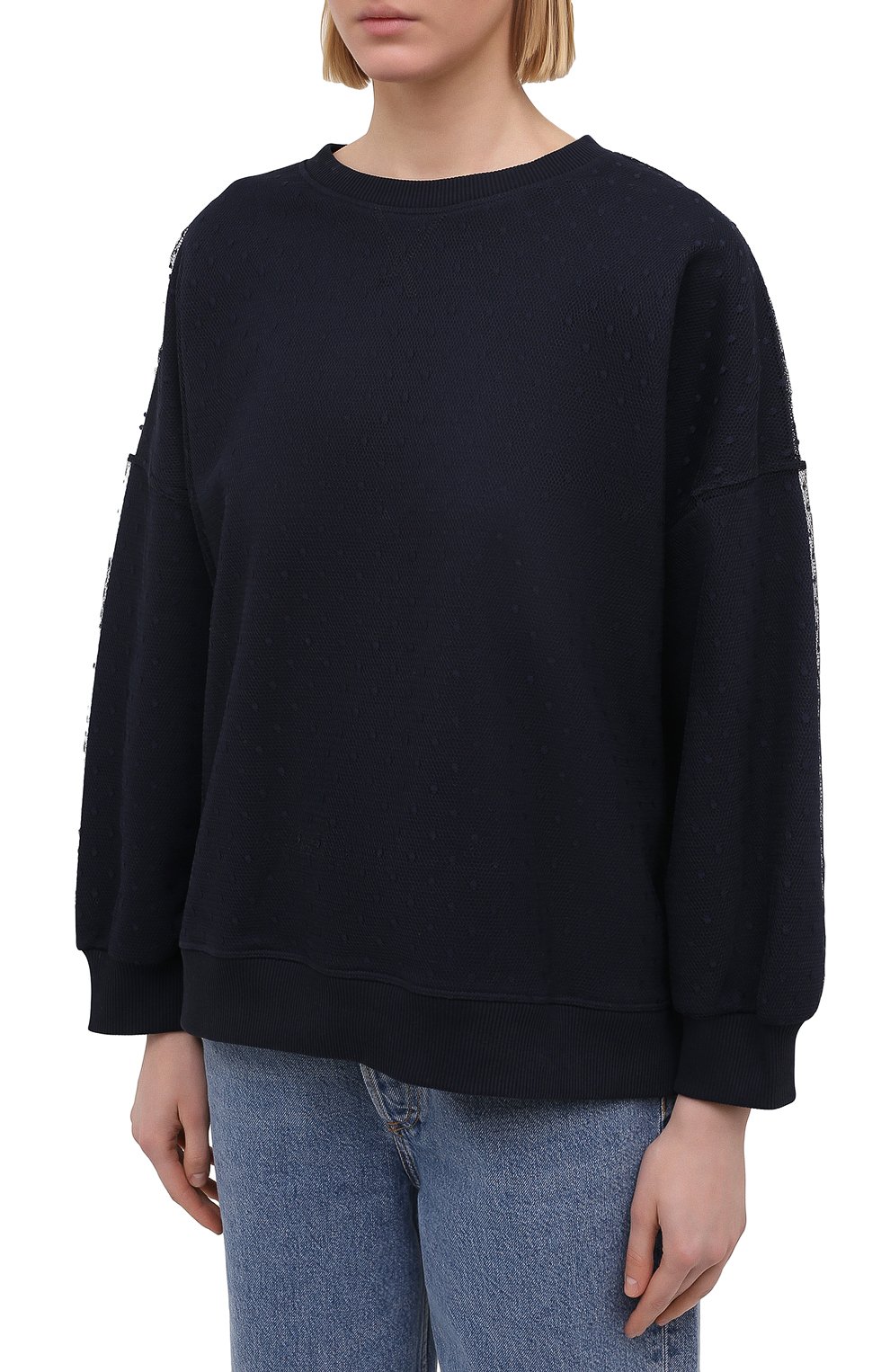 Хлопковый свитшот REDVALENTINO, арт. VR3MF05Z/5PF, фото 3
