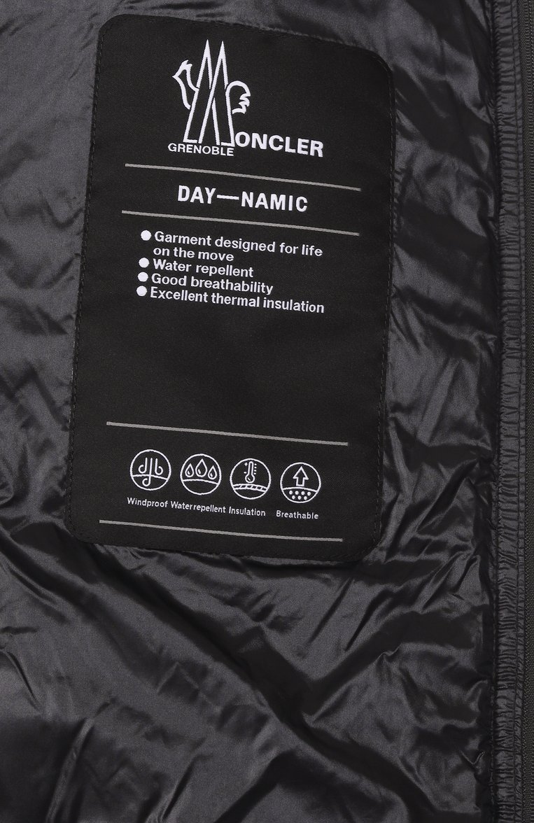 Мужская пуховая куртка althaus MONCLER GRENOBLE черного цвета, арт. 1A00013/595B1 | Фото 7 (Материал внешний: Синтетический материал; Материал подклада: Синтетический материал; Длина (верхняя одежда): Короткие; Рукава: Длинные; Муж�ское Кросс-КТ: Куртка-пуховая, Подстежка; Стили: Кэжуэл; Кросс-КТ: Утепленные; Материал утеплителя: Пух и перо; Автоматизация ТО: Проставлено; Автоматизация состава: Проставлено)