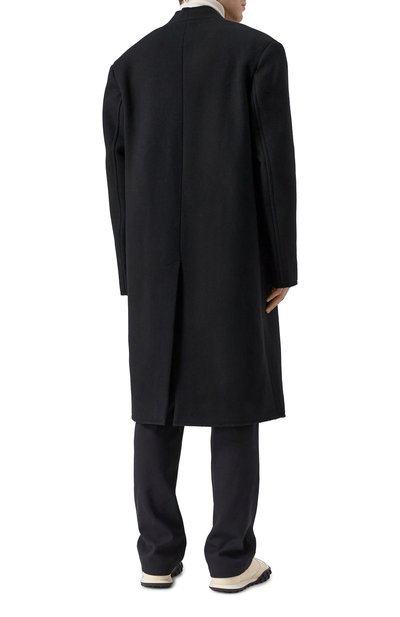 Шерстяное пальто ISABEL BENENATO черного цвета по цене 192500 руб., арт. UW15BF24, фото 4 Шерстяное пальто ISABEL BENENATO, арт. UW15BF24, фото 4