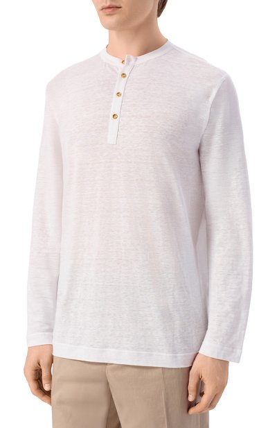 Льняной лонгслив-хенли STEFANO RICCI, арт. K919510S4B/T26205, фото 3