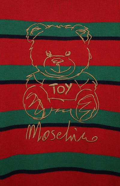 Пуловер из хлопка и шерсти MOSCHINO, арт. HMW010/LHE66/10-14, фото 3