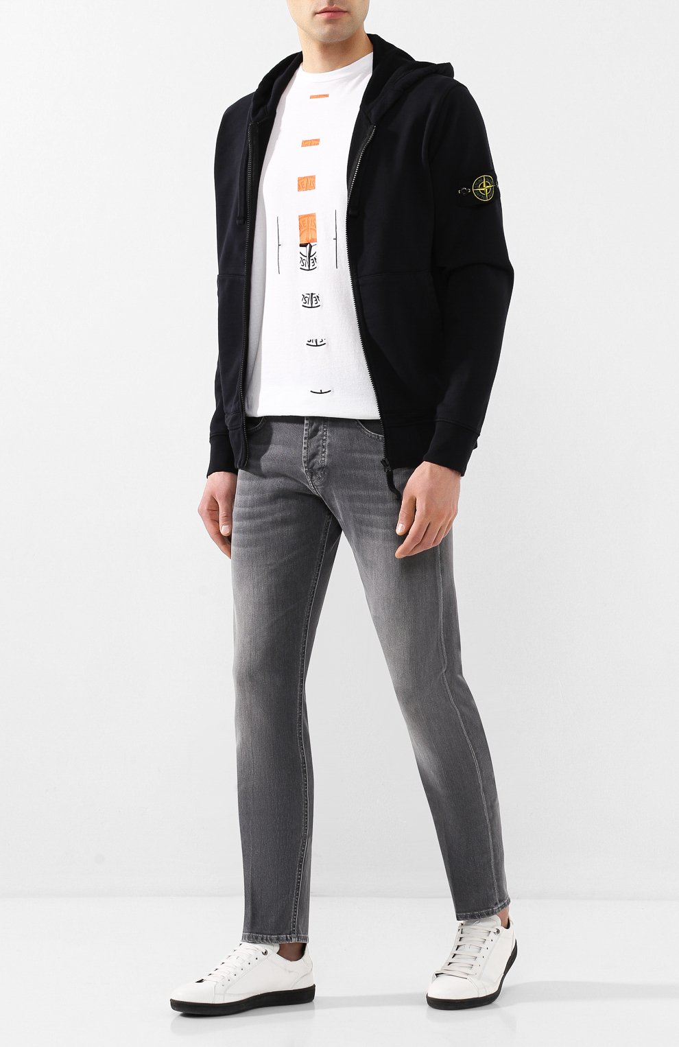 Хлопковая толстовка STONE ISLAND, арт. 721564251, фото 2