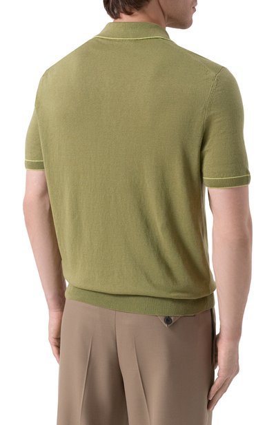 Поло изо льна и вискозы BOSS, арт. 50537640, фото 4