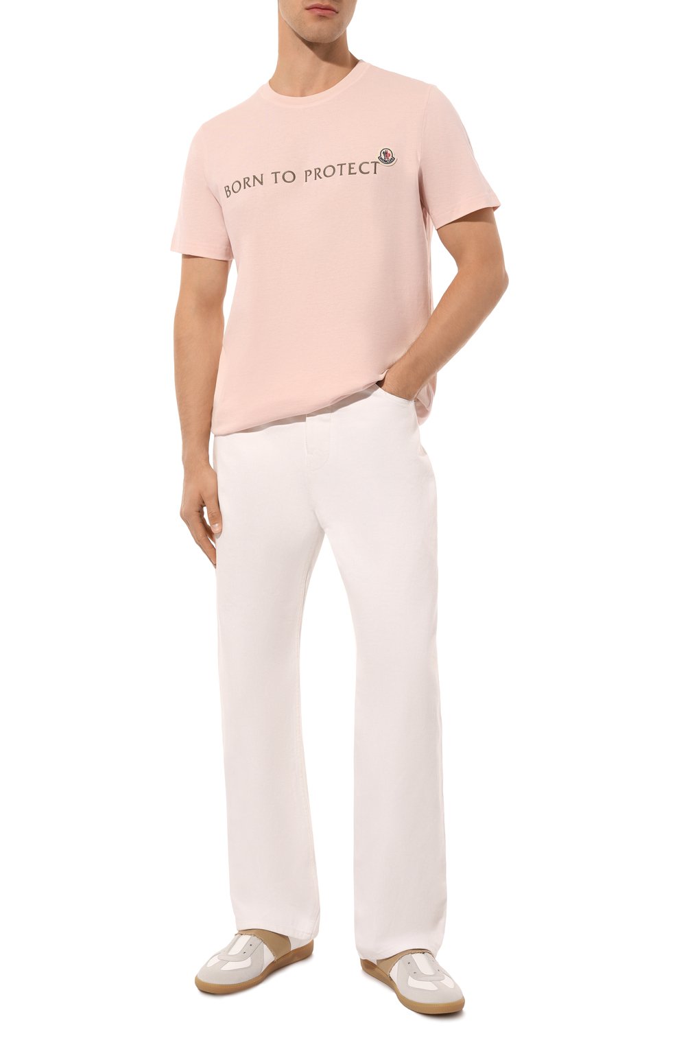 Хлопковая футболка MONCLER, арт. 8C000-31-899M5, фото 2