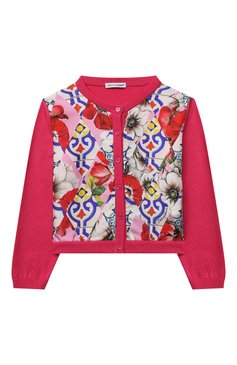 Кардиган из хлопка и шелка DOLCE & GABBANA, арт. L2KWD5/JACJV, фото 1