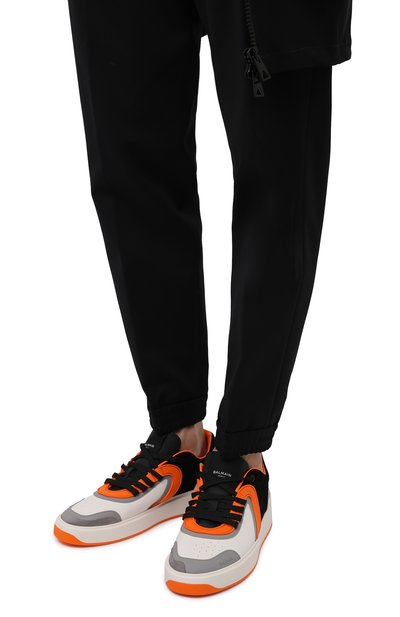 Комбинированные кеды b-skate BALMAIN, арт. XM1VI292/LTLC, фото 3