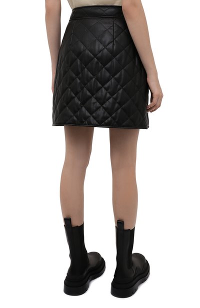 Юбка из экокожи MSGM черного цвета по цене 26050 руб., арт. 3141MDD23 217616, фото 4 Юбка из экокожи MSGM, арт. 3141MDD23 217616, фото 4