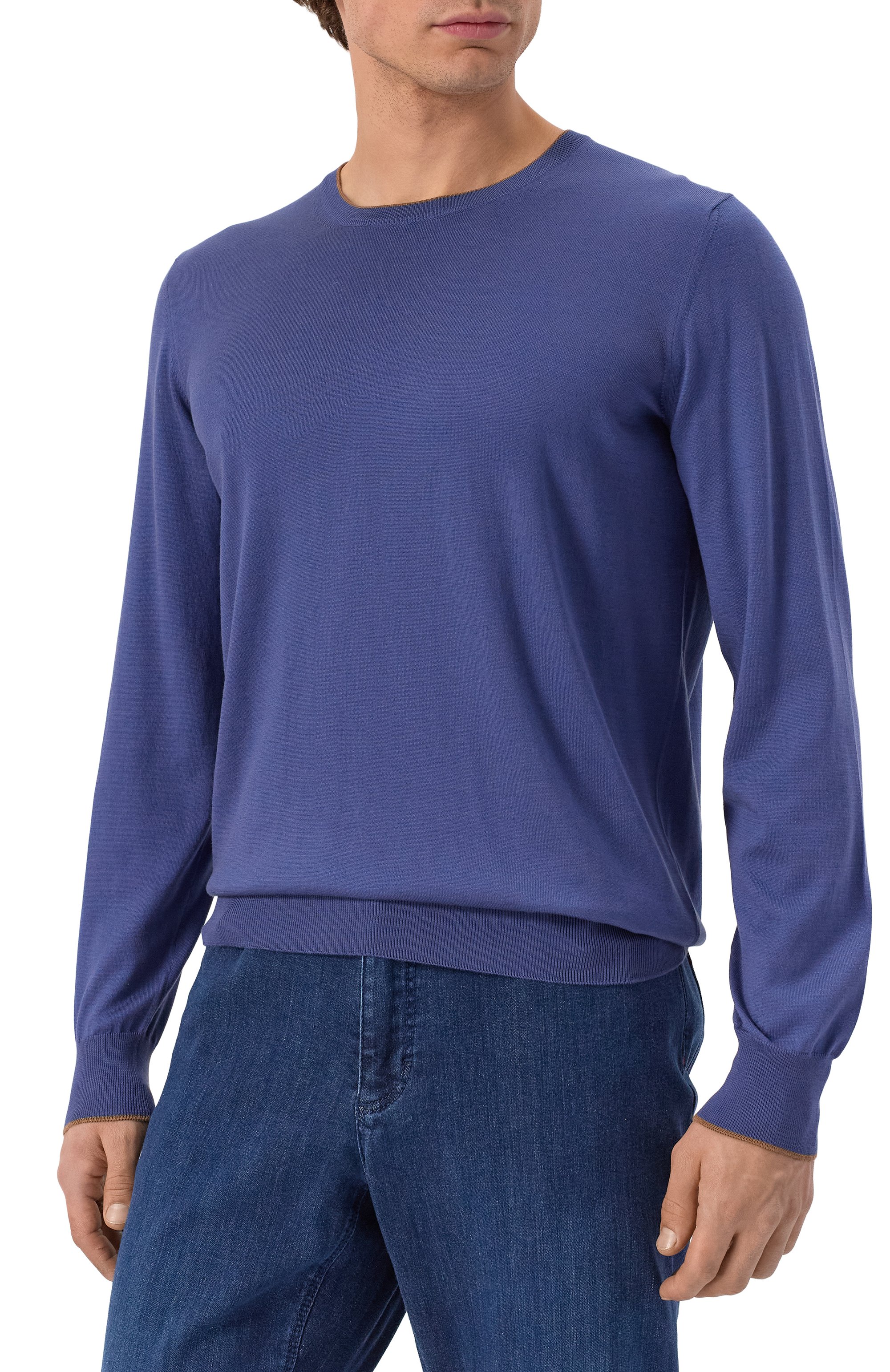 Джемпер из шелка и хлопка GRAN SASSO, арт. 43167/16290, фото 3