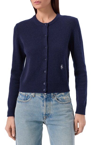 Кардиган из шерсти и кашемира SPORTY AND RICH, арт. WS07364302BL106, фото 3