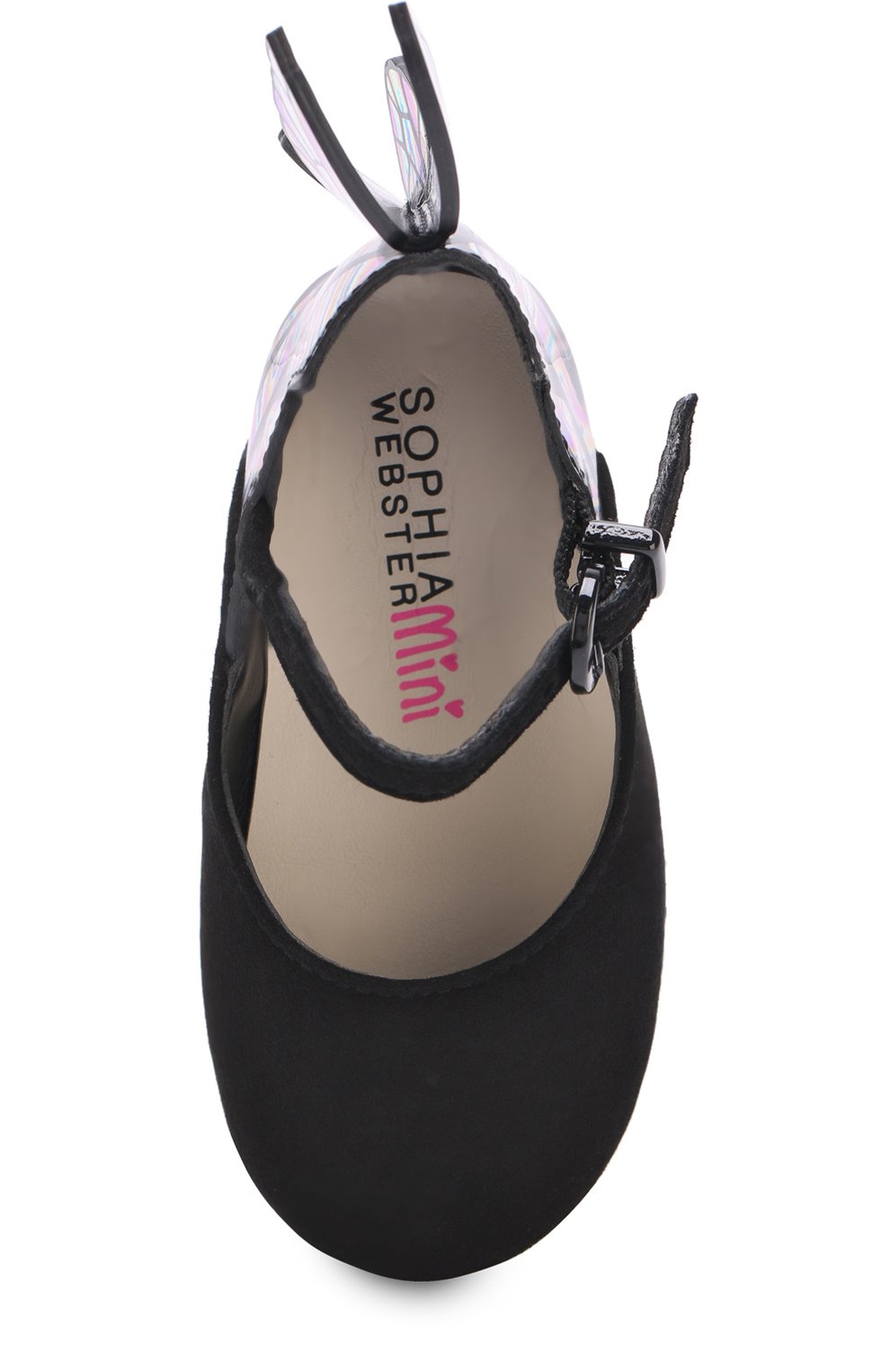 Замшевые туфли с аппликацией SOPHIA WEBSTER MINI, арт. MAW16015, фото 4