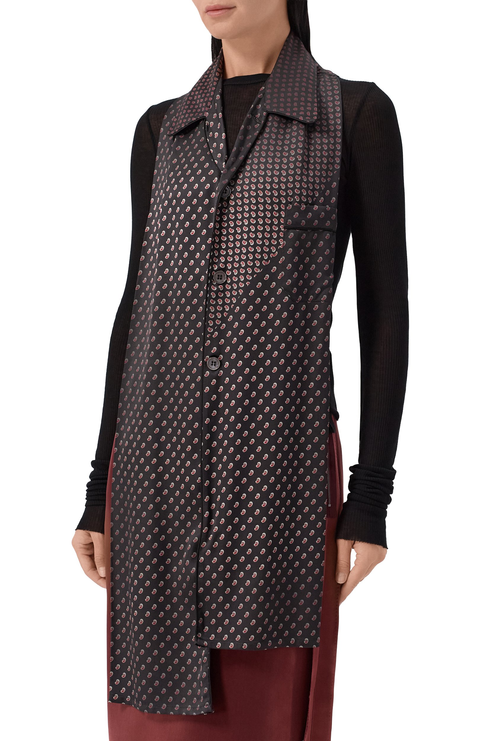 Жилет из вискозы MAISON MARGIELA, арт. S50TE0124/M36040, фото 3