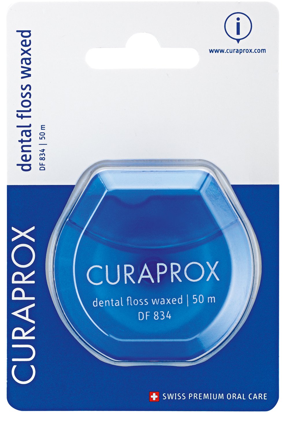 Межзубная мятная нить df834 CURAPROX бесцветного цвета по цене 1230 руб., арт. 7612412834000, фото 3 Межзубная мятная нить df834 CURAPROX, арт. 7612412834000, фото 3