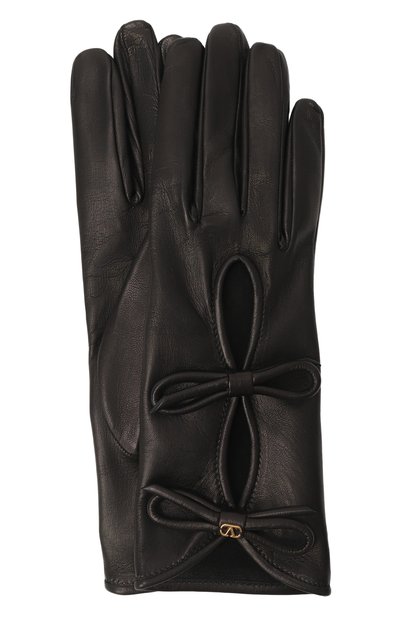 Женские кожаные перчатки VALENTINO, арт. 7W0GDA42/CZV