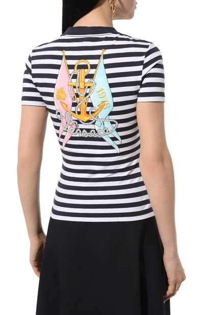 Хлопковая футболка VERSACE, арт. 1014414/1A10133, фото 4