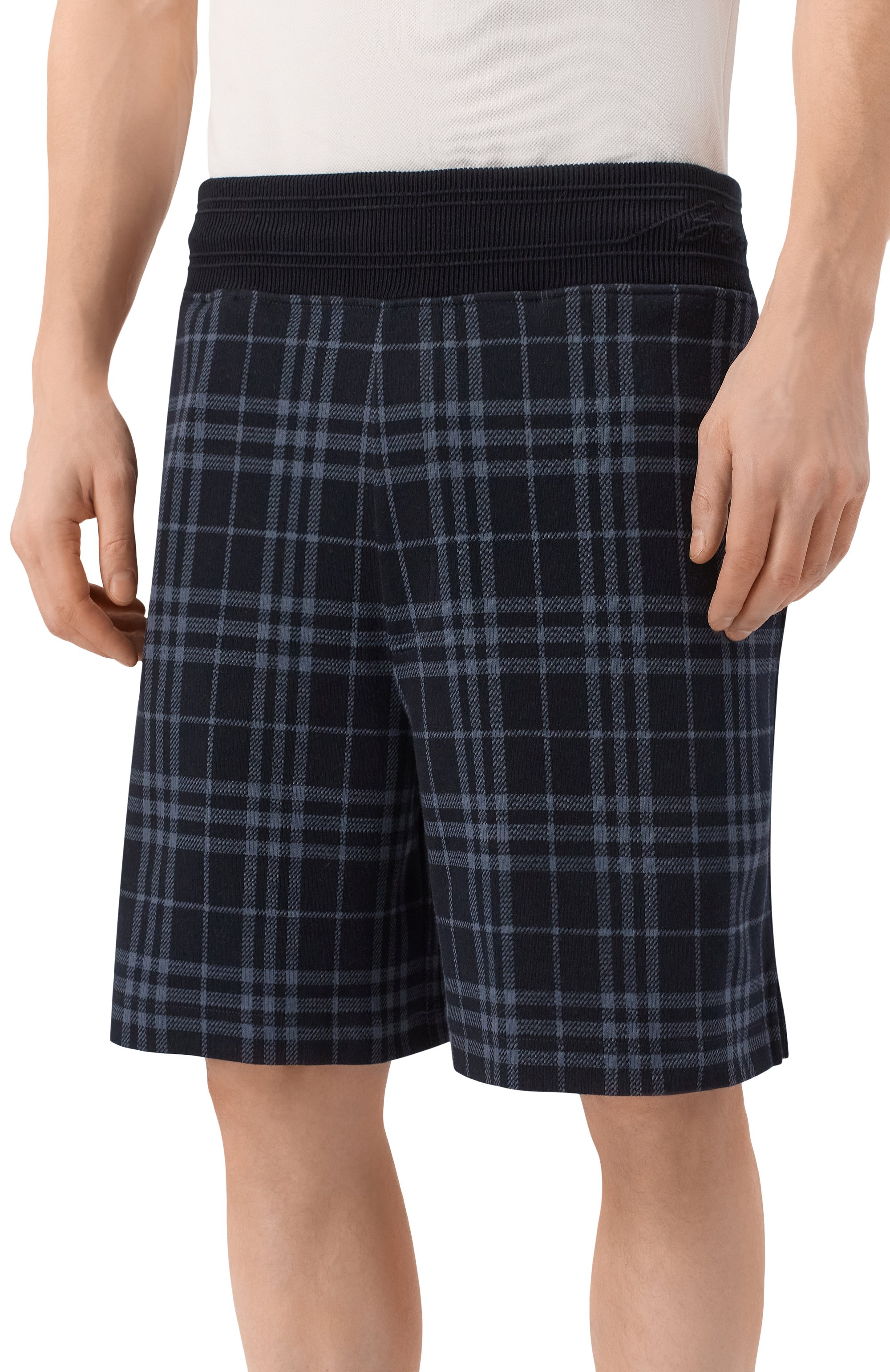 Хлопковые шорты BURBERRY, арт. 8101897, фото 3