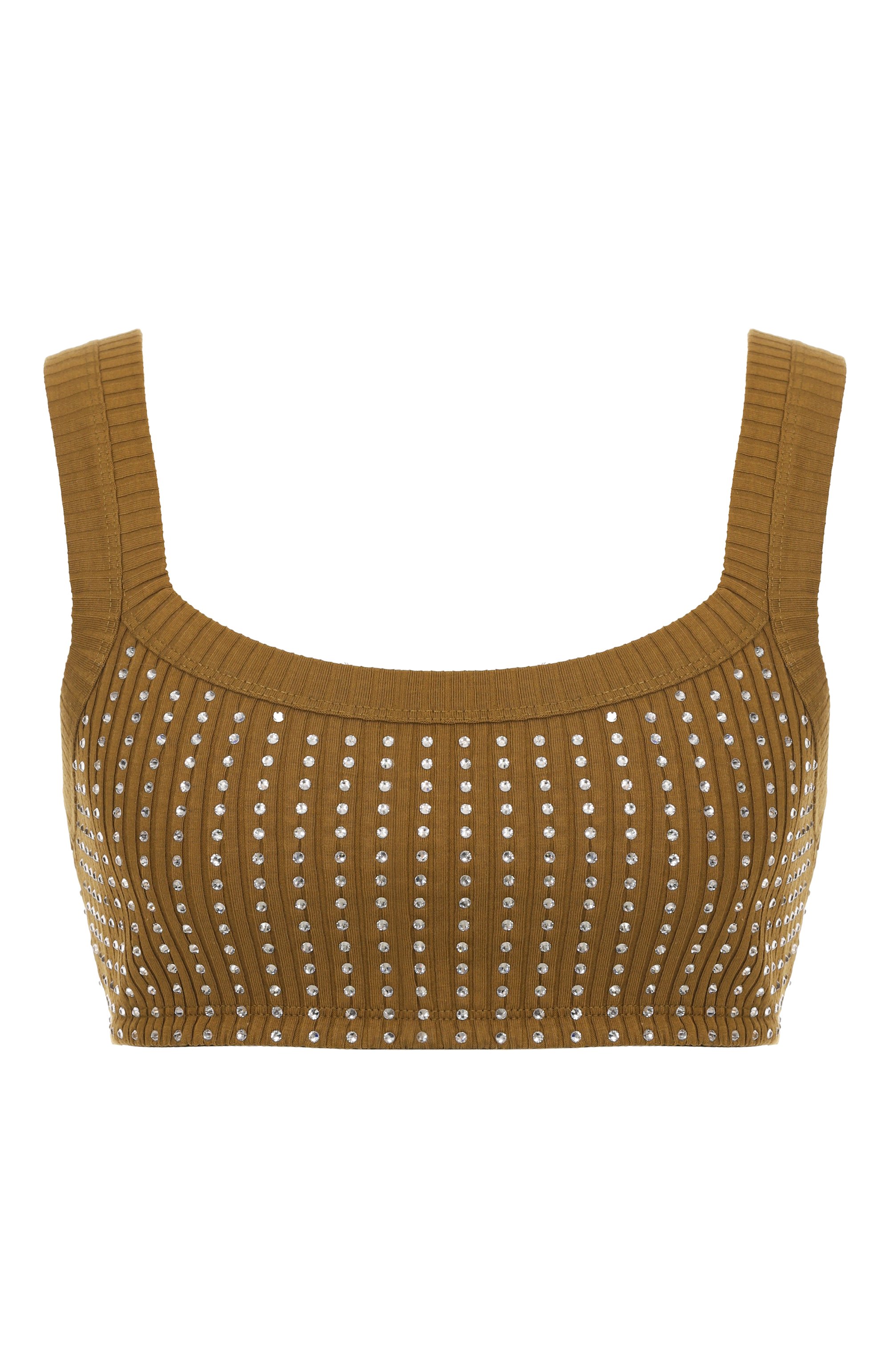 Топ с отделкой стразами THE ATTICO, арт. 251WCL00006/JJJ051TR, фото 1