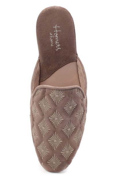 Домашние туфли из замши HOMERS AT HOME, арт. 19374R/ANTE, фото 5