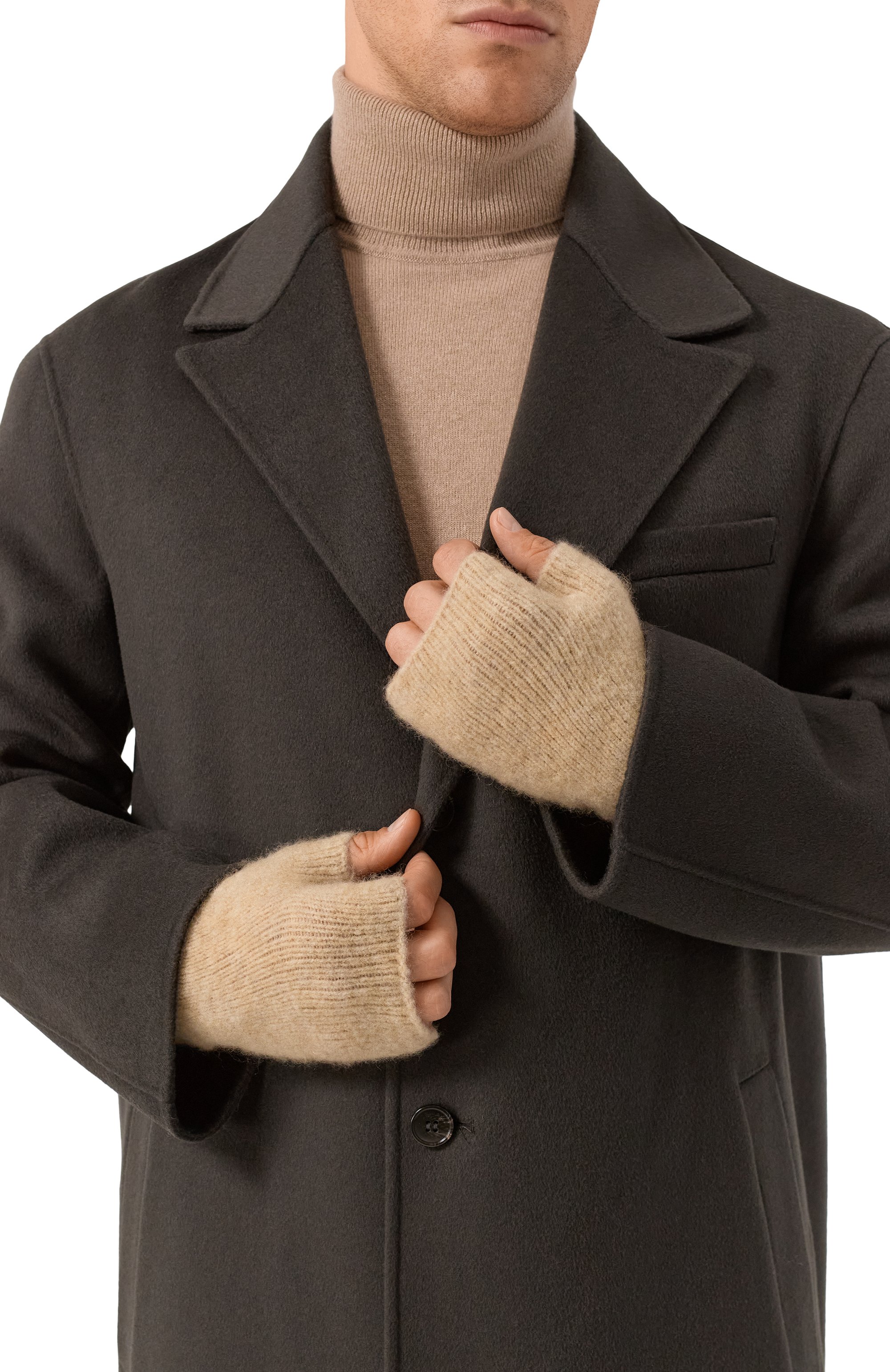 Шерстяные митенки ISABEL BENENATO, арт. GK44F25, фото 2