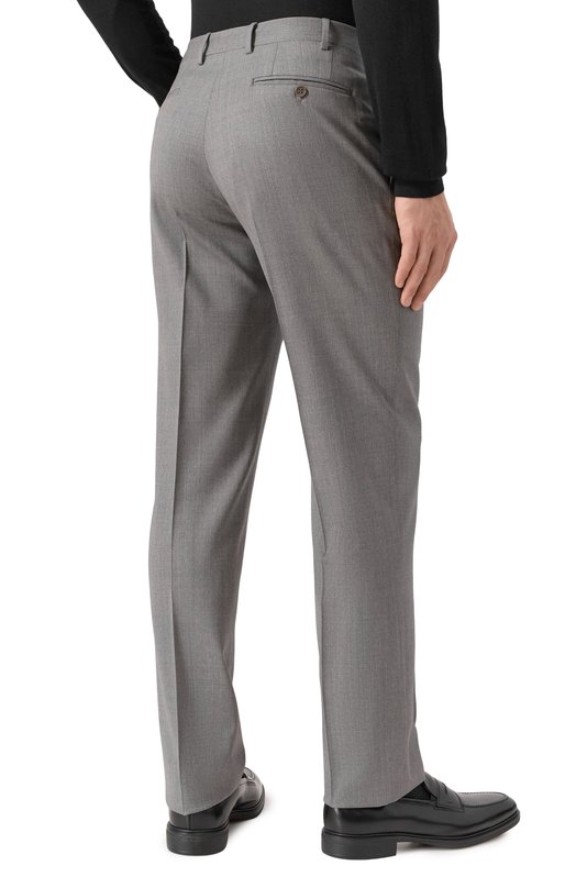 Шерстяные брюки Canali 71019/AS04998 Серый  71019/AS04998 Фото 4
