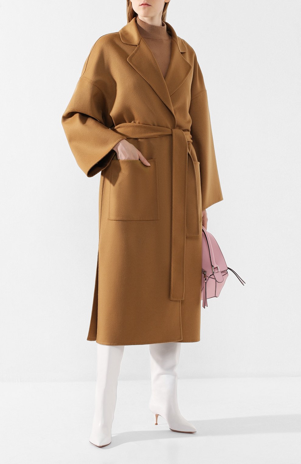 Пальто из смеси шерсти и кашемира LOEWE, арт. S2281141PA, фото 2