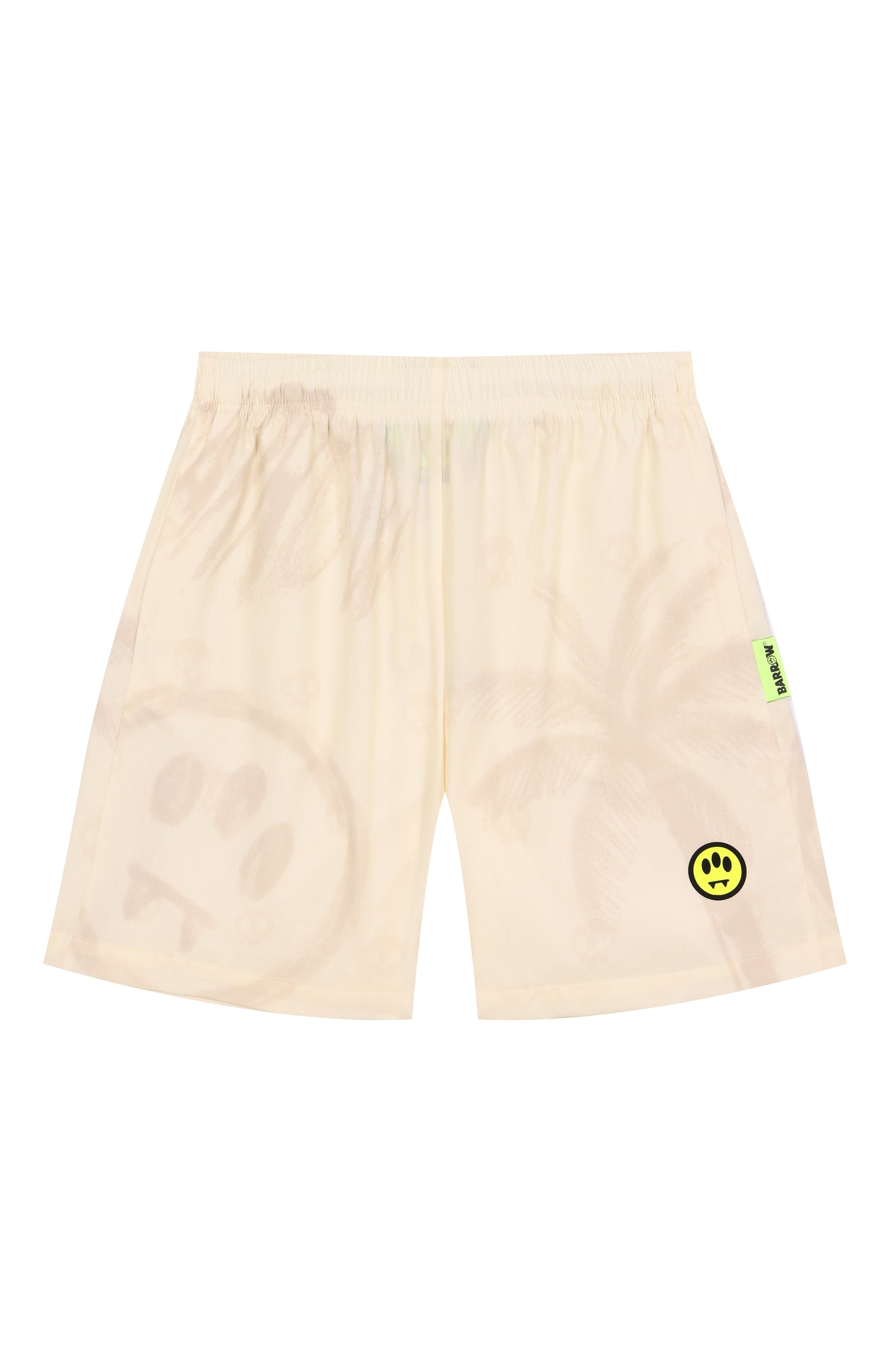 Хлопковые шорты BARROW кремового цвета по цене 13150 руб., арт. S5BKJUBE060, фото 1 Хлопковые шорты BARROW, арт. S5BKJUBE060, фото 1