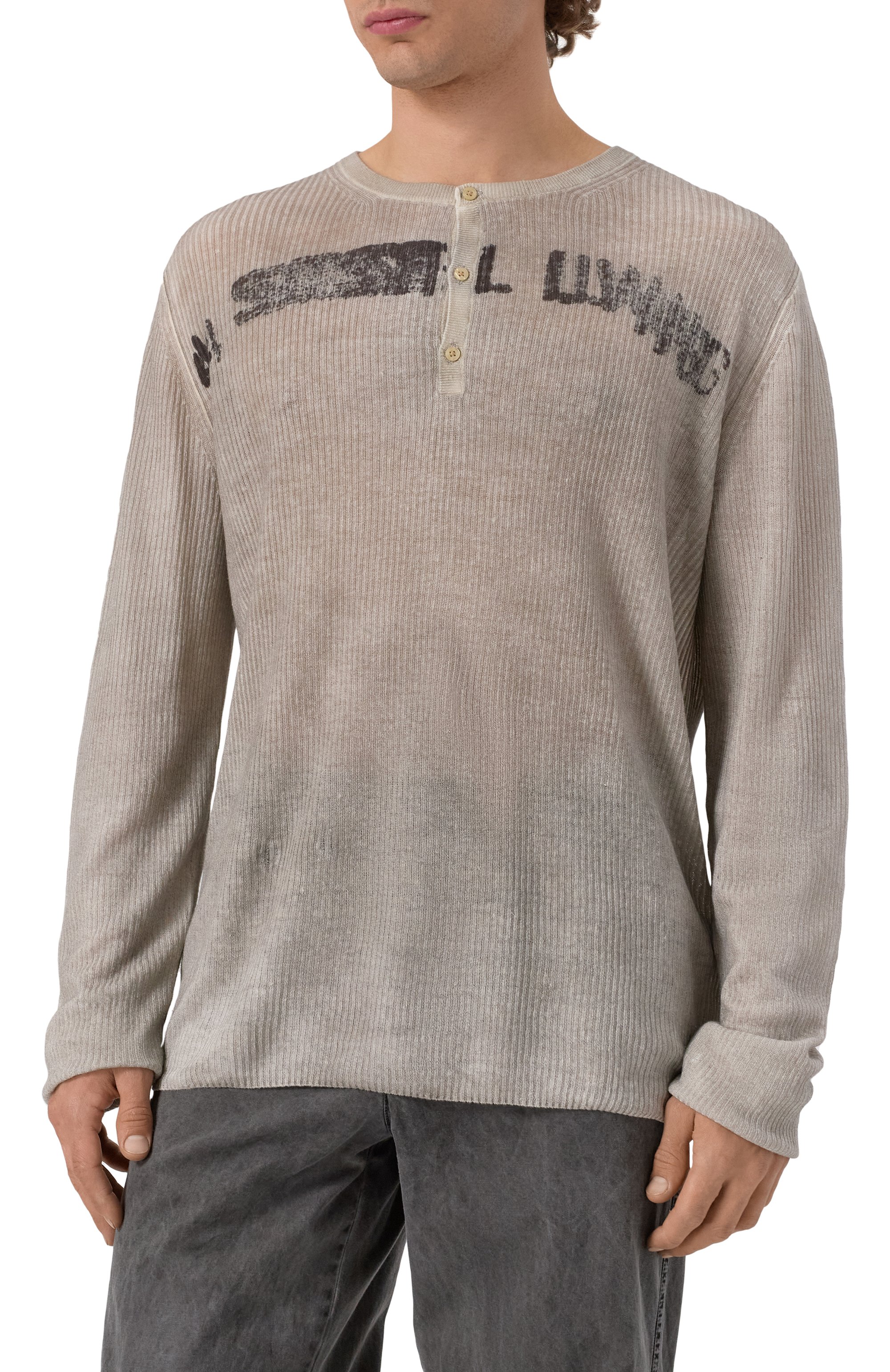 Льняной джемпер DIESEL, арт. A16874/0DBCU, фото 3