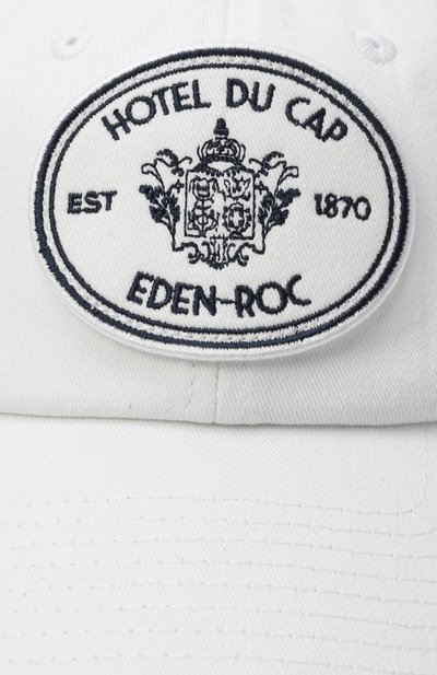 Хлопковая бейсболка sporty & rich x hotel du cap-eden-roc SPORTY AND RICH, арт. AC04060621WH01, фото 3