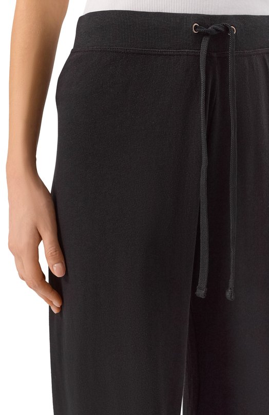 Хлопковые брюки James Perse WXA1007 Чёрный  WXA1007 Фото 5