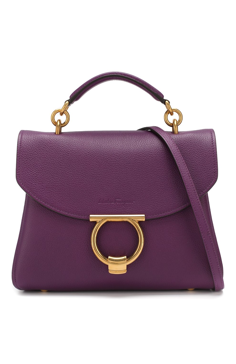 Сумка margot FERRAGAMO фиолетового цвета по цене 110000 руб., арт. Z-0718463, фото 6 Сумка margot FERRAGAMO, арт. Z-0718463, фото 6