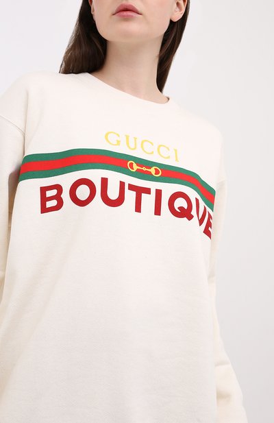 Хлопковый свитшот GUCCI, арт. 617964/XJCKX, фото 3