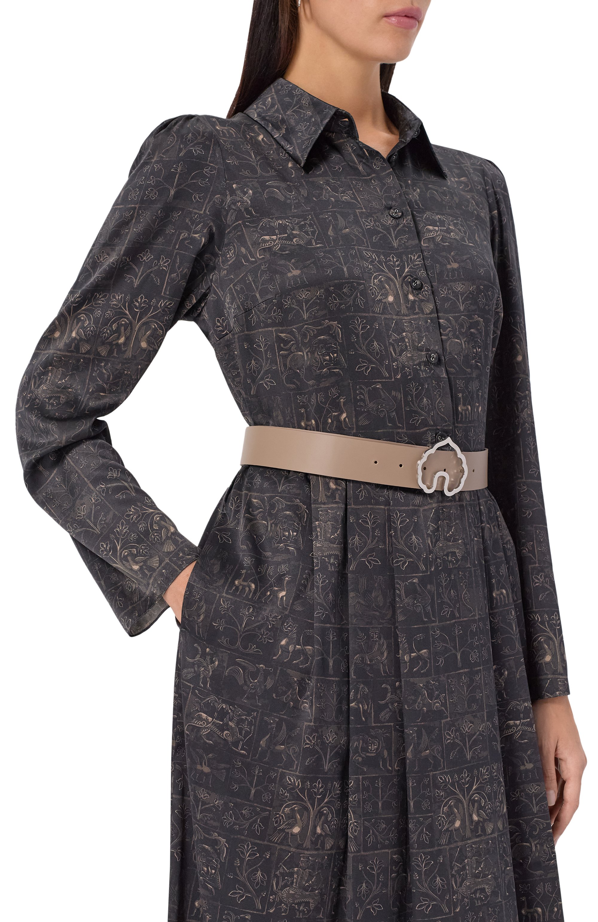 Кожаный ремень AKHMADULLINA, арт. 1125.7RM610/LE120.1, фото 2