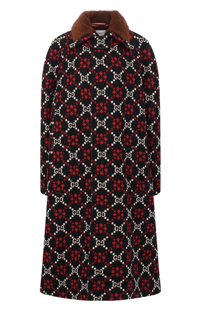 Женское шерстяное пальто свободного кроя GUCCI, арт. 542933/Z507M