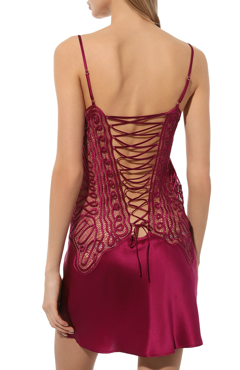 Шелковая сорочка MARJOLAINE фуксия цвета по цене 65110 руб., арт. 3SOI0107, фото 4 Шелковая сорочка MARJOLAINE, арт. 3SOI0107, фото 4