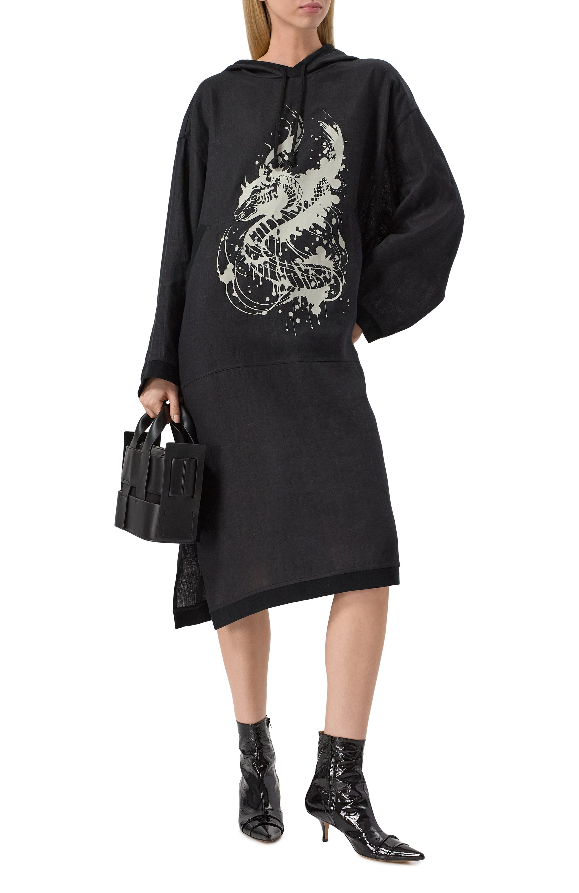 Льняное платье MIDGARD PARIS, арт. DR1802-LN-BK/BJ, фото 2