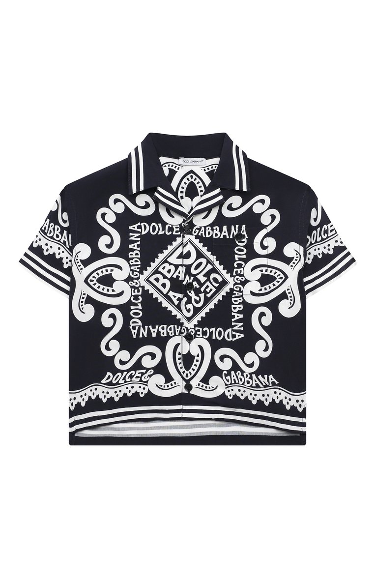 Хлопковая рубашка DOLCE & GABBANA, арт. L43S81/G7L0K/2-6, фото 1