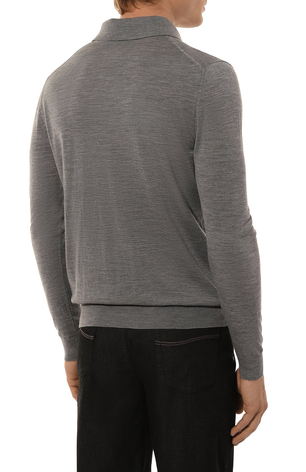 Шерстяное поло KITON, арт. UMK08641101, фото 4